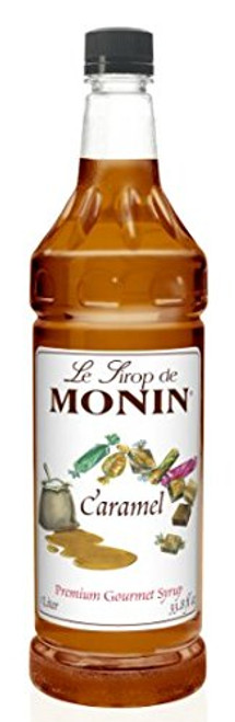 Monin Flavored Syrup, Caramel, 33.8-Ounce Plastic Bottle (1 liter) Monin Flavored Syrup, Caramel, 33.8-Ounce Plastic Bottle (1 liter)
