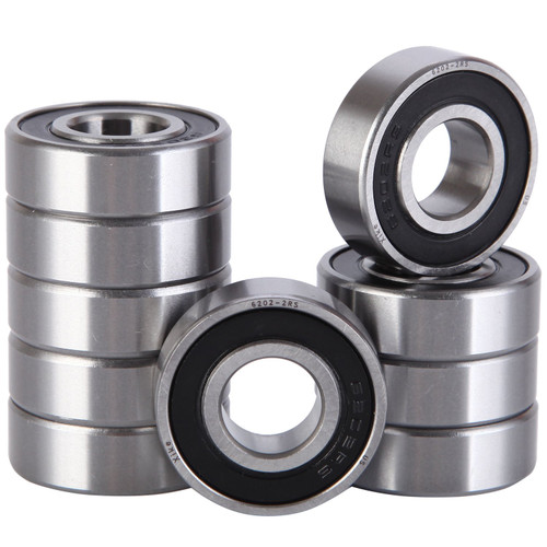 XiKe 10 Pack 6202-2RS Bearings 15x35x11mm, Stable Performance and Cost-Effective, Double Seal and Pre-Lubricated, Deep Groove Ball Bearings. XiKe 10 Pack 6202-2RS Bearings 15x35x11mm, Stable Performance and Cost-Effective, Double Seal and Pre-Lubricated, Deep Groove Ball Bearings.