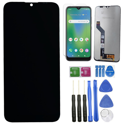Ubrokeifixit for Cricket Influence V350C Touch Panel Screen Digitizer LCD Display Screen Assembly Replacement for AT&T Maestro Plus V350U,Cricket Influence V350C (Black-Without Frame)