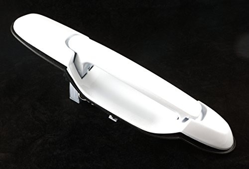 Eynpire 8041 Exterior Outside Outer 040 White Rear Sliding Door Handle For 1998-2003 Toyota Sienna - Left = Right - w/o Keyhole