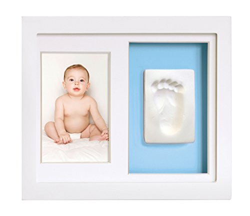 Tiny Ideas Baby's Footprint or Handprints Kit and Photo Frame Keepsake