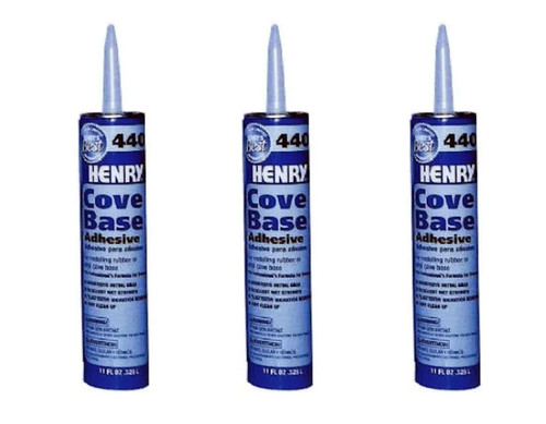 3 Pack of Henry, WW Company 12105 11OZ #440 Cove Adhesive