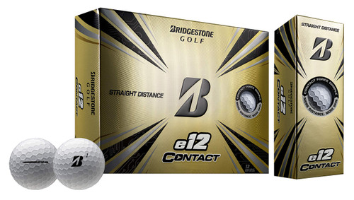 Bridgestone Golf 2021 e12 Contact Bonus Pack White/Free Sleeve Golf Balls