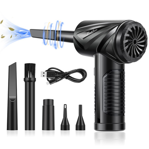 Air Duster, 91000RPM Compressed Air Duster with LED Light, Electric Air Blower for Computer Keyboard Car Cleaning 6000mAh Rechargeable Fast Charging Corldess Air Can Duster Air Duster, 91000RPM Compressed Air Duster with LED Light, Electric Air Blower for Computer Keyboard Car Cleaning 6000mAh Rechargeable Fast Charging Corldess Air Can Duster