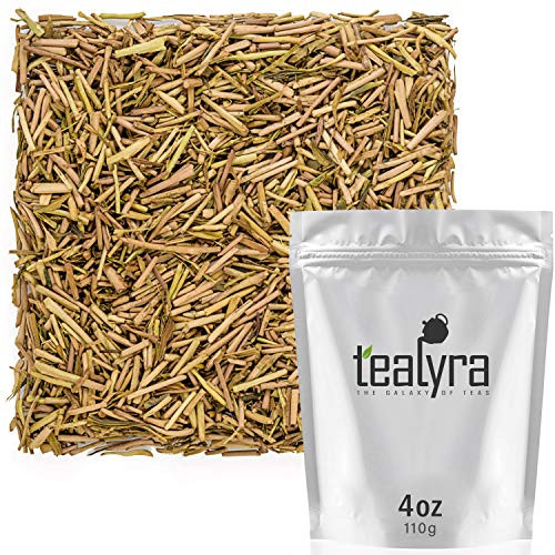 Tealyra - Superior Miyazaki Hojicha - Japanese Roasted Green Tea - Organically Grown - Loose Leaf Tea - Low Caffeine - 110g (4-ounce)