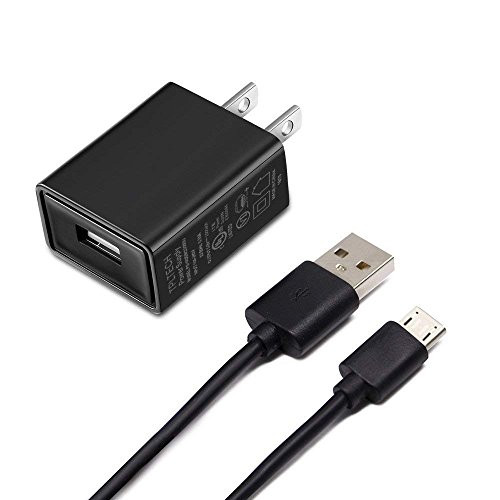 Fire Tablet Charger,2A Rapid Charger Compatible Kindle Fire HD,HDX 6" 7" 8.9" 9.7",Fire 7 8 10 Tablet&Kids Edition, All New Fire, Echo Dot, Paperwhite,Oasis,Voyage. with 5FT Charging Cable Power Cord