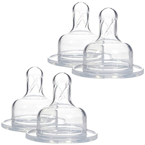 Dr. Brown`s Natural Flow Level 3 Wide Neck Nipple - 4 Nipples