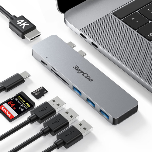 USB C Adapters for MacBook Pro, MacBook Air M1 USB Accessories 7 in 2 with 4K HDMI, 3 USB 3.0, 100W Thunderbolt 3 Charging Port, SD/TF Card Reader, USB C Hub MacBook Pro/MacBook Air 2020-2016 USB C Adapters for MacBook Pro, MacBook Air M1 USB Accessories 7 in 2 with 4K HDMI, 3 USB 3.0, 100W Thunderbolt 3 Charging Port, SD/TF Card Reader, USB C Hub MacBook Pro/MacBook Air 2020-2016