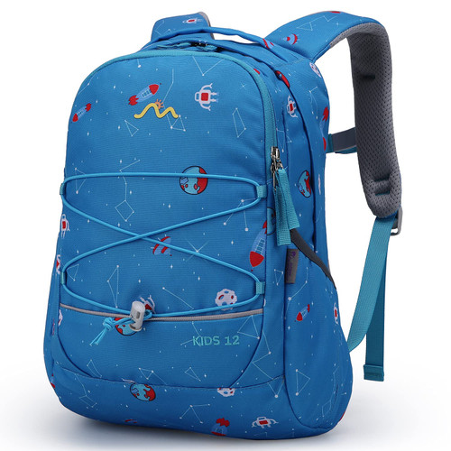 MOUNTAINTOP Kids Backpack for Boys Girls Preschool Kindergarten Children Lightweight Daypack, Skyblue Space 9.8x5.2x15