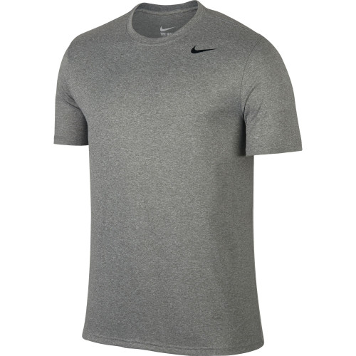 NIKE Men's Dry Legend 2 Tee, Dark Grey Heather/Black/Black, XX-Large