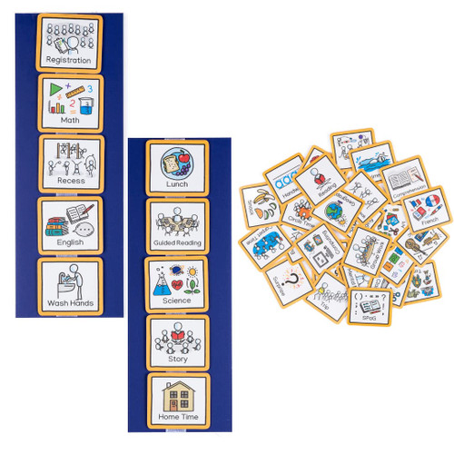 Visual Schedule for School Visual TImetable for Classroom, Send, Autism, Speech and Language, ADHD, ASD, Aspergers