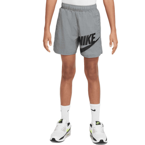 Nike Boy's NSW HBR Woven Shorts (Little Kids/Big Kids) Smoke Grey/Black MD (10-12 Big Kid) Nike Boy's NSW HBR Woven Shorts (Little Kids/Big Kids) Smoke Grey/Black MD (10-12 Big Kid)
