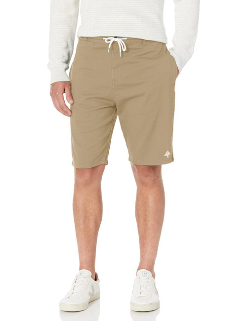 LRG Men's Choppa Two TS Walkshorts, British Khaki, 38