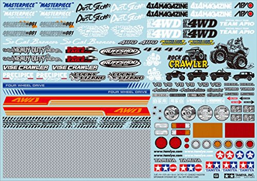 Tamiya 54630 RC Sponser Sticker Set Off Road Car