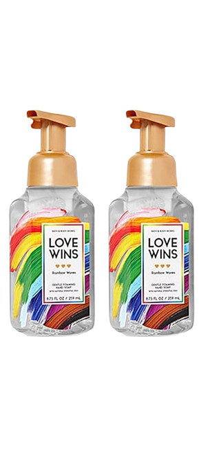 Bath & Body Works Rainbow Waves Gentle Foaming Hand Soap 8.75 Ounce 2-Pack (Rainbow Waves)