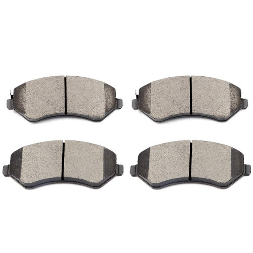 SCITOO Ceramic Pads, Front Brake Pads Brakes Kits fit for 03-07 for Chrysler Town & Country,01-03 for Chrysler Voyager,01-07 for Dodge Caravan,01-06 for Dodge Grand Caravan,02-07 for Jeep Liberty
