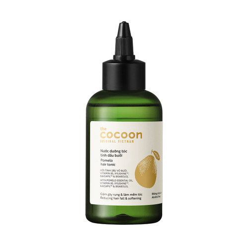 Cocoon Pomelo Oil Hair Tonic. 100% Vegan Scalp Serum Treatment for Thinning, Damaged & Breakage Hair | Soften, Reduce Hair Loss & Promote Hair Growth | 4.73 fl oz