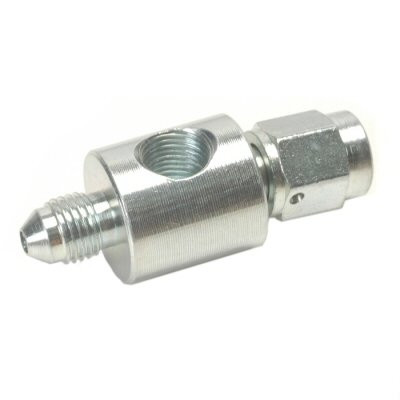 Pacific Customs Brake Light Switch Tee Adapter for AN #3 Brake Lines And 1/8 NPT Port - Female/Male
