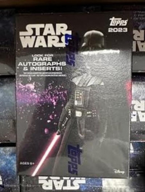2023 Topps Star Wars Flgship Blaster Box FACTORY SEALED 10 Packs Per Box; Look for Rare Autographs & Inserts