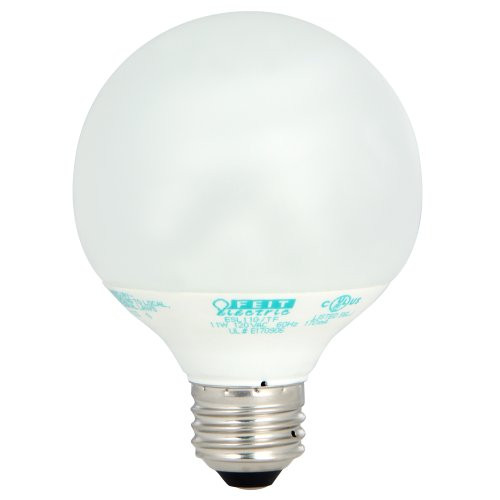 Feit Electric Tuff Kote 11 Watt, G25 CFL Globe