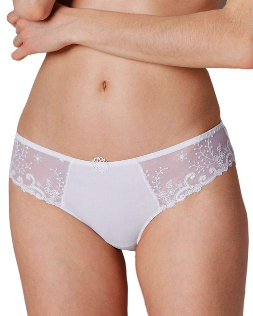 Simone Perele womens Delice Panty bikini underwear, White, 2 Small US
