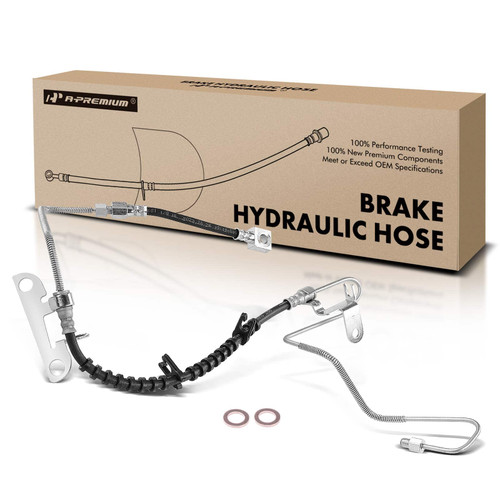 A-Premium Rear Driver Brake Hydraulic Hose Compatible with Select Chrysler and Dodge Models - Grand Caravan 2001-2002, Caravan 2003/2005-2007, Town & Country 2001-2002/2004