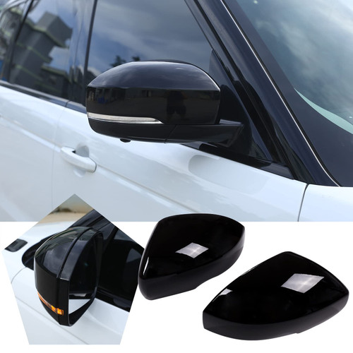 2pcs Gloss Black ABS For Land Rover Range Rover Sport 2014-2018 ABS Plastic Car Rearview Mirror Cover For Land Rover Discovery 4 2010-2016 Side Wing Mirror Cap Parts 2pcs Gloss Black ABS For Land Rover Range Rover Sport 2014-2018 ABS Plastic Car Rearview Mirror Cover For Land Rover Discovery 4 2010-2016 Side Wing Mirror Cap Parts