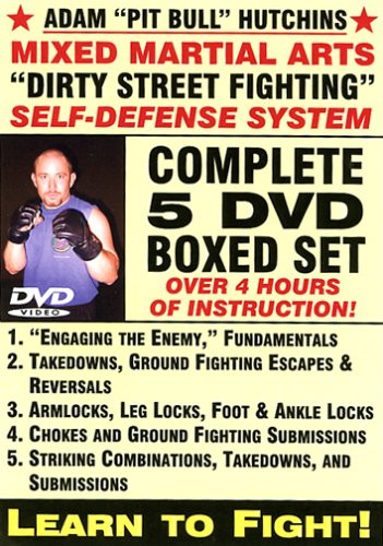 Dirty Street Fighting Self-Defense System - Complete 5-DVD Boxed Set, Starring Adam "Pit Bull" Hutchins