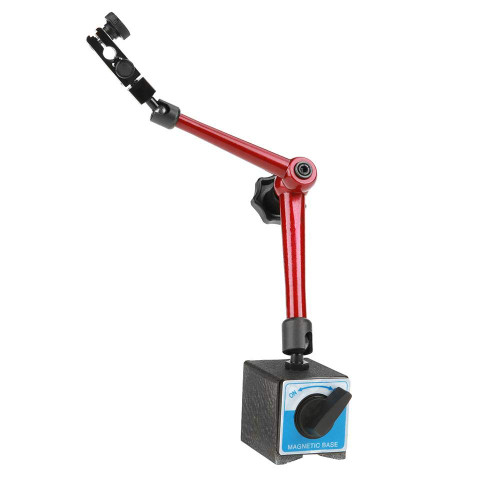 Ejoyous Magnetic Base Holder, 350mm/13.78inch Adjustable Universal Magnetic Base Holder Stand Heavy Duty Dial Gage Magnetic Base for Dial Test Gauge Indicator
