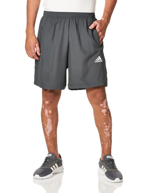 adidas Men's AEROREADY Designed 2 Move Woven Sport Shorts, Grey Six, Medium