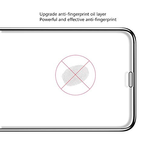 Tempered Glass Screen Protector for iPhone X Compatible with iPhone Xs, Aothing 5D Curved Edge Full Coverage HD Clear Case Friendly Glass Screen Protector for iPhone X Compatible with iPhone Xs