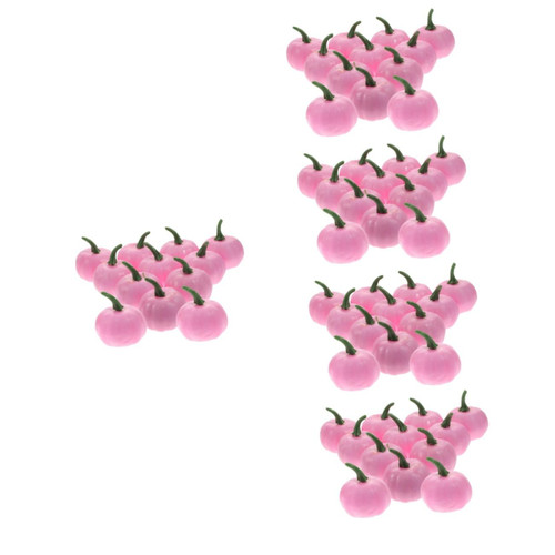 BESTOYARD 60 pcs Artificial Pumpkin Halloween Pumpkin Prop Small Pink Pumpkins Decorations Halloween Decoration Pumpkin Ornaments Lifelike Pumpkins Fake Pumpkin Thanksgiving Set Autumn Foam