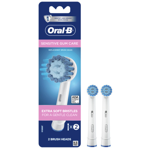 Oral-B Sensitive Gum Care Electric Toothbrush Replacement Brush Heads, 6 Count Oral-B Sensitive Gum Care Electric Toothbrush Replacement Brush Heads, 6 Count