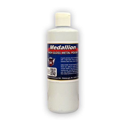 Medallion High Gloss Chrome & Metal Polish 16 Oz - Cleans, Polishes & Protects - Add a Layer of Protection