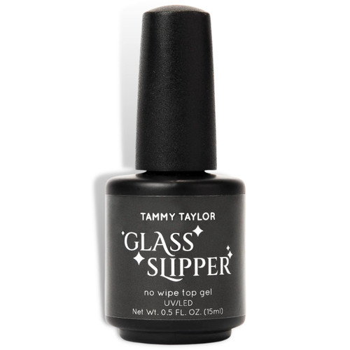 Tammy Taylor Glass Slipper Top Coat | Non Yellowing Finish | Clear Gel Top Coat for Gel Polish & Acrylic Nails | Smooth Application | UV/LED Cure
