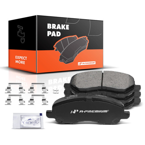 A-Premium Front Ceramic Disc Brake Pads Set Compatible with Select Chrysler, Dodge, Jeep and Mitsubishi Models - 200, Sebring, Avenger, Caliber, Stratus, Compass, Patriot, Eclipse, Galant, Lancer, RVR A-Premium Front Ceramic Disc Brake Pads Set Compatible with Select Chrysler, Dodge, Jeep and Mitsubishi Models - 200, Sebring, Avenger, Caliber, Stratus, Compass, Patriot, Eclipse, Galant, Lancer, RVR