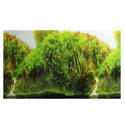 VOCOSTE Fish Tank Background Sticker, Fish Tank Background Poster, Double-Sided Aquarium Background Decor Sticker, 27.56"x48.03"