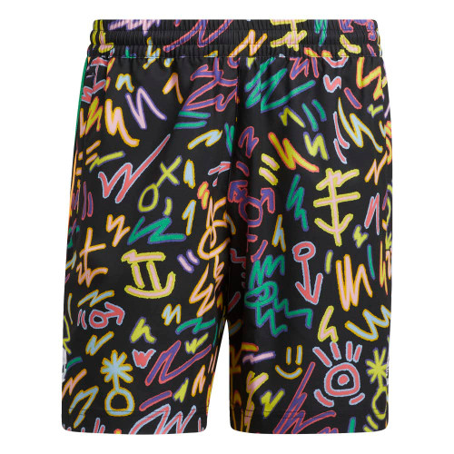 adidas Originals Love Unites Doodle Printed Woven Short, Multicolor, Medium adidas Originals Love Unites Doodle Printed Woven Short, Multicolor, Medium