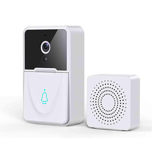 KLUFO Intellibell Video Doorbell, Wireless Doorbell WiFi Outdoor HD Camera Intercom, Wireless Video Doorbell with Camera, WiFi Smart Wireless Security Doorbell