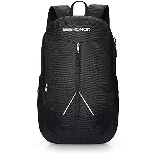 SEEHONOR 35L Packable Lightweight Backpack Hiking Daypack Foldable Ultralight Backpack Durable Water Resistant Travel Backpack