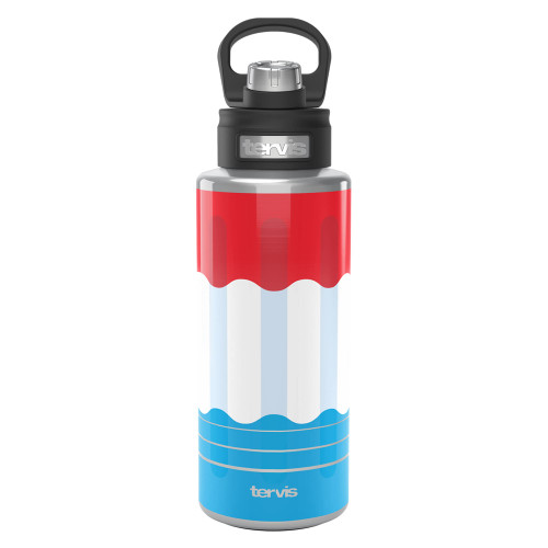 Tervis Rocket Pop Triple Walled Insulated Tumbler Travel Cup Keeps Drinks Cold, 32oz Wide Mouth Bottle, Stainless Steel