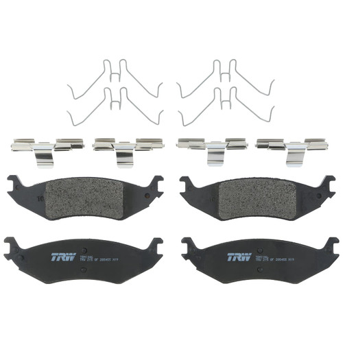 TRW Pro TRM1046 Disc Brake Pad Set For Ford E-150 2004-2006, Rear, And Other Applications