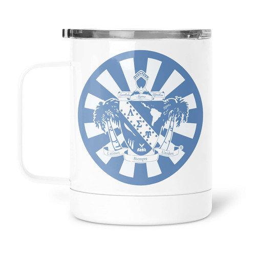 greeklife.store Lambda Sigma Upsilon Stainless Steel Travel Mug 13 OZ (Lambda Sigma Upsilon 1)
