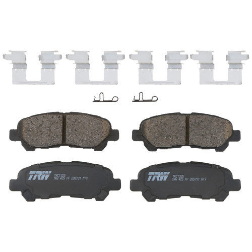 TRW Pro TRC1325 Disc Brake Pad Set For Toyota Highlander 2008-2013, Rear