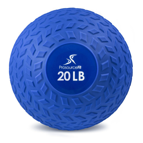ProsourceFit Slam Medicine Balls, Smooth and Tread Textured Grip Dead Weight Balls for Crossfit, Strength and Conditioning Exercises, Cardio and Core Workouts, Blue, 20 LB ProsourceFit Slam Medicine Balls, Smooth and Tread Textured Grip Dead Weight Balls for Crossfit, Strength and Conditioning Exercises, Cardio and Core Workouts, Blue, 20 LB