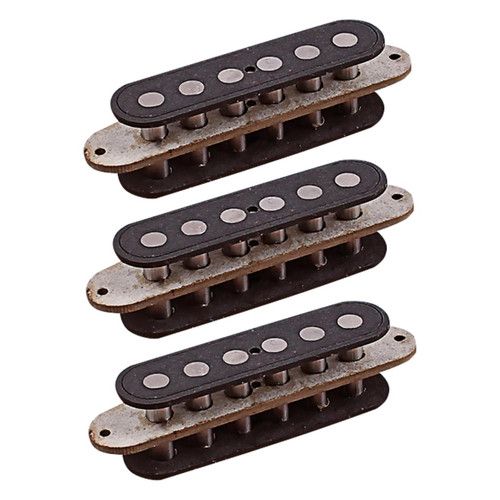 ERINGOGO 3 Pcs Single Vibration Pickup guitar humbucker pickup guitar pickup humbucker bobbin Pickup Replacement Accessories Electric Guitar Humbucker Metal Humbucker conjoined spool hawaii