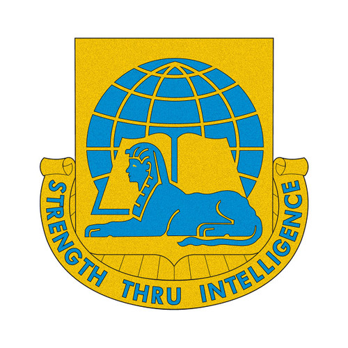 US Army Division - 519th Military Intelligence Battalion DUI 12 inch Reflective Full Color Vinyl Decal