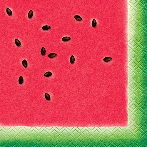 Summer Watermelon Beverage Napkins, 16ct