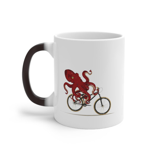Teegarb Letter Blanket Cycling Octopus Bicycle Enthusiast Invertebrate Steampunk Bike Graphic Color Changing Mug 11oz Teegarb Letter Blanket Cycling Octopus Bicycle Enthusiast Invertebrate Steampunk Bike Graphic Color Changing Mug 11oz