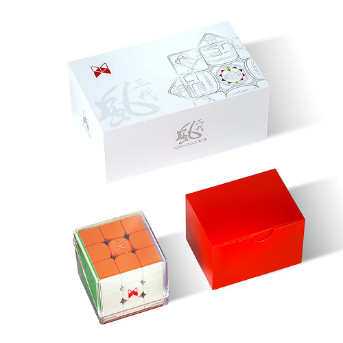 LiangCuber QY Toys Tornado V3 M MagLev Speed Cube 3x3 Stickerless Magnetic Core 3x3x3 (Magnetic Core MagLev)